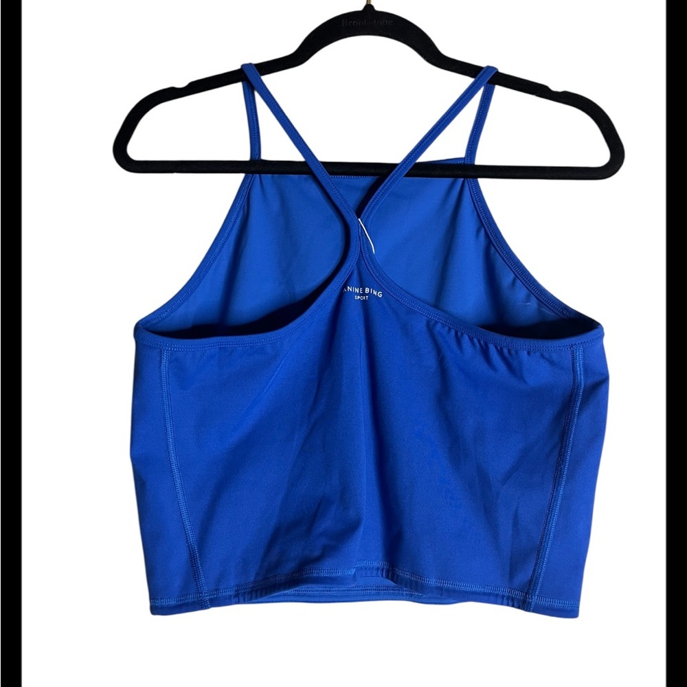 NWT Anine Bing sport Cai Tank blue size XL - Picture 5 of 8